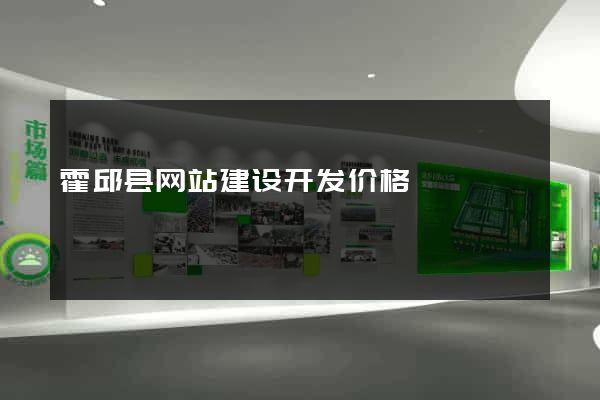 霍邱县网站建设开发价格