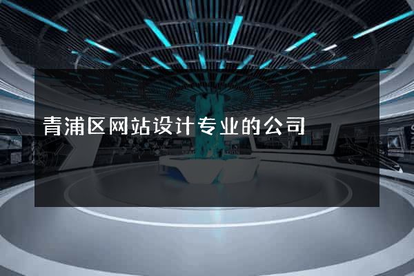 青浦区网站设计专业的公司