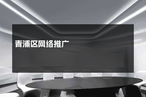 青浦区网络推广