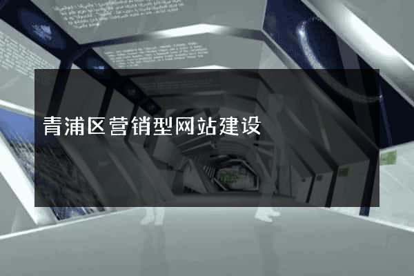 青浦区营销型网站建设