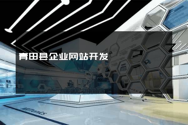 青田县企业网站开发
