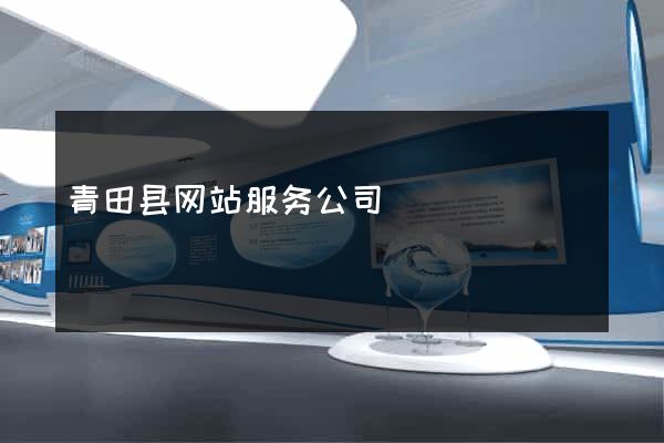 青田县网站服务公司