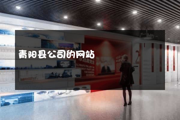青阳县公司的网站