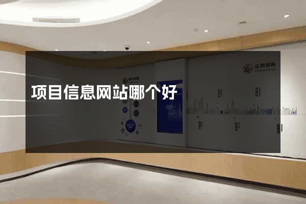 项目信息网站哪个好