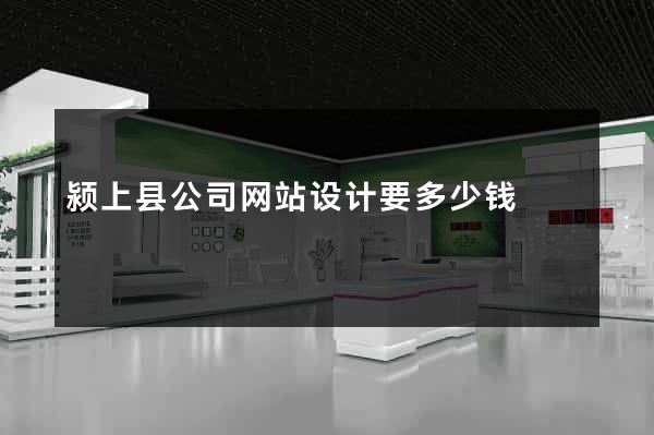 颍上县公司网站设计要多少钱