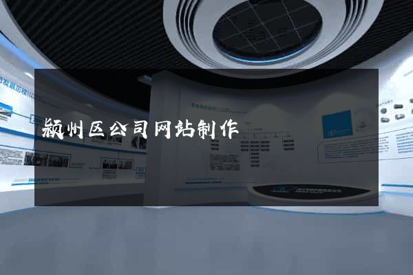 颍州区公司网站制作