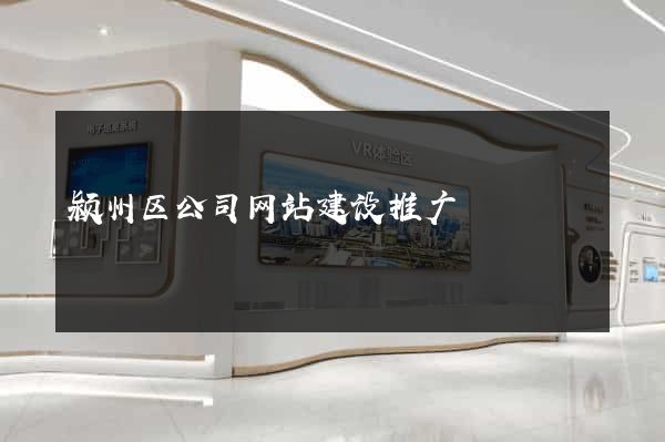 颍州区公司网站建设推广