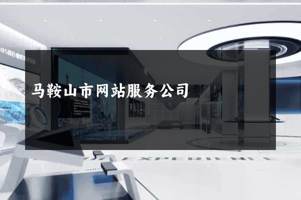 马鞍山市网站服务公司