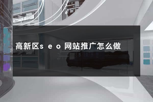 高新区seo网站推广怎么做