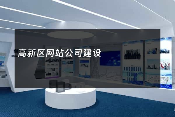 高新区网站公司建设