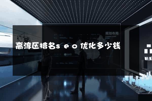 高淳区排名seo优化多少钱