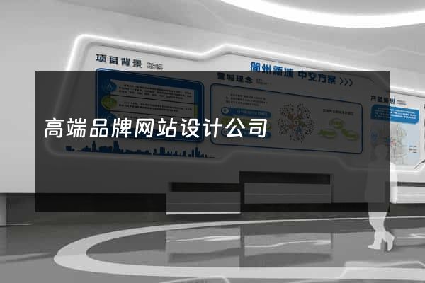 高端品牌网站设计公司