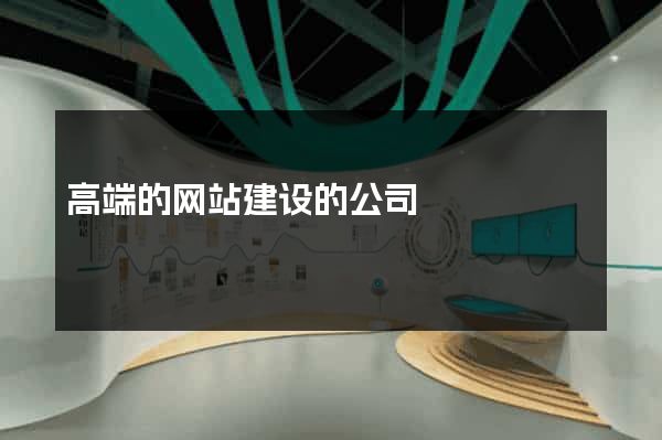 高端的网站建设的公司