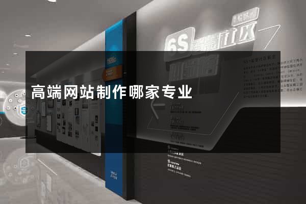 高端网站制作哪家专业