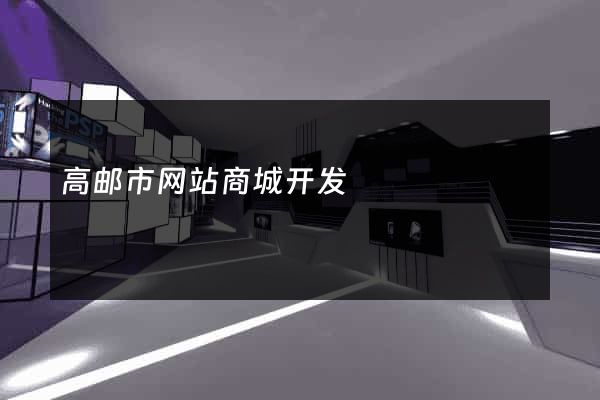 高邮市网站商城开发