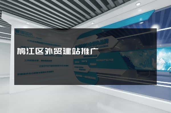 鸠江区外贸建站推广