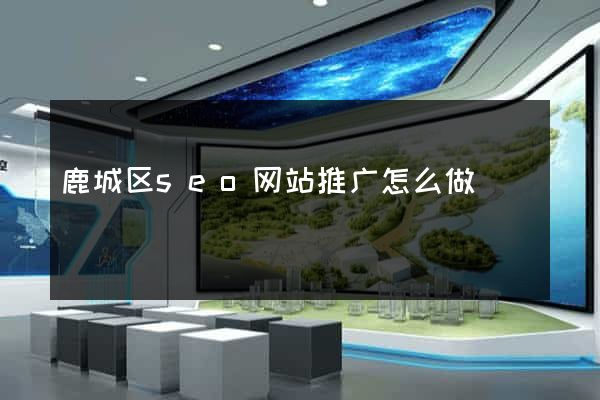 鹿城区seo网站推广怎么做
