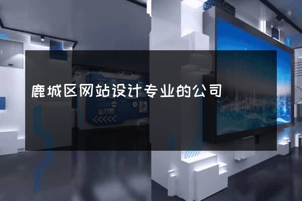 鹿城区网站设计专业的公司