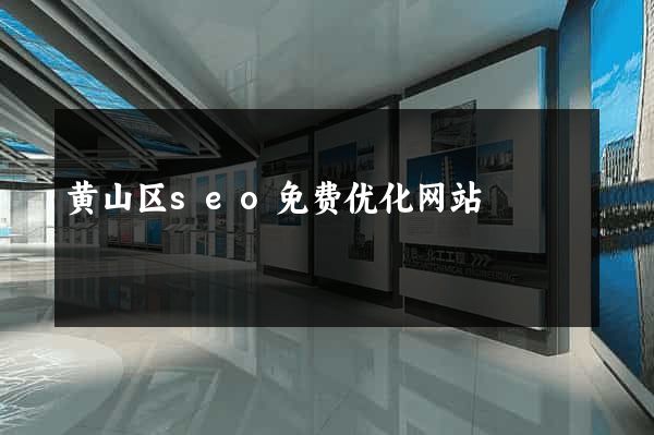黄山区seo免费优化网站