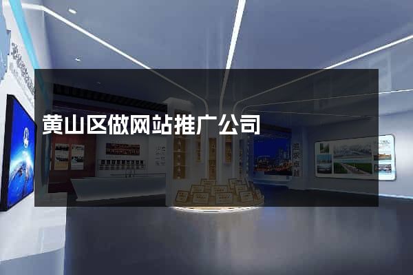 黄山区做网站推广公司