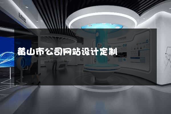 黄山市公司网站设计定制