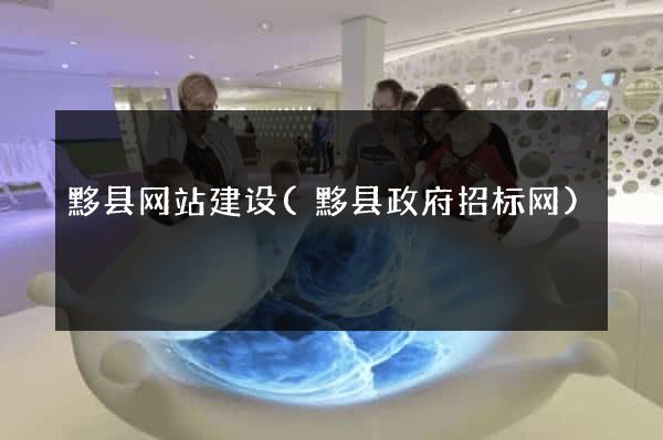 黟县网站建设(黟县政府招标网)