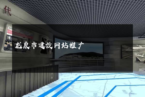龙泉市建设网站推广