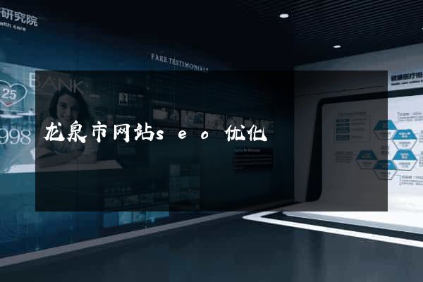 龙泉市网站seo优化