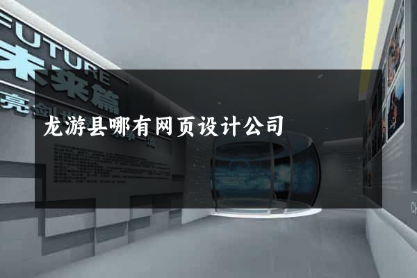 龙游县哪有网页设计公司