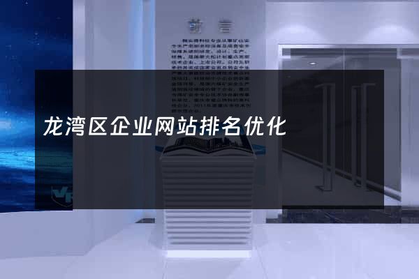 龙湾区企业网站排名优化