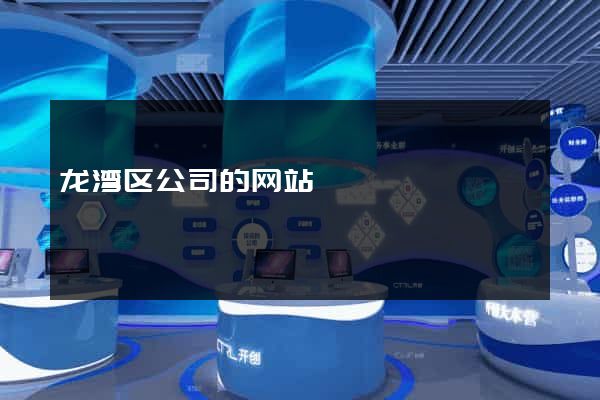 龙湾区公司的网站