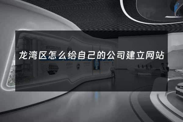 龙湾区怎么给自己的公司建立网站