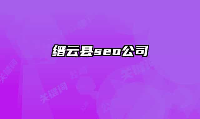 缙云县seo公司