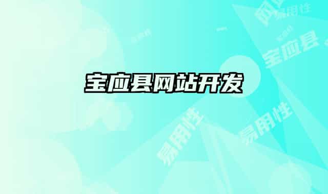 宝应县网站开发