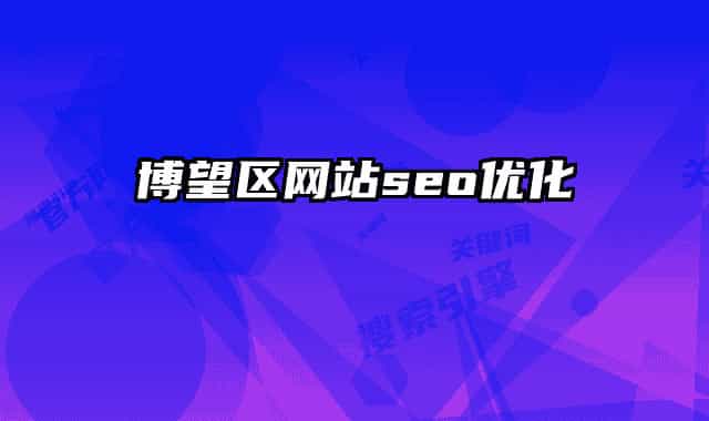 博望区网站seo优化