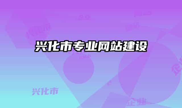 兴化市专业网站建设