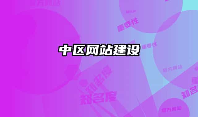 中区网站建设