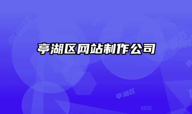 亭湖区网站制作公司