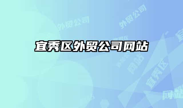 宜秀区外贸公司网站