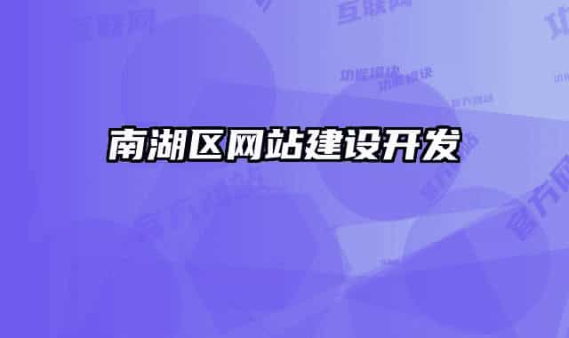 南湖区网站建设开发