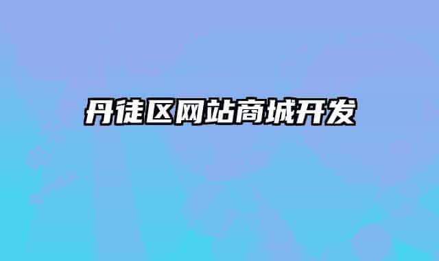 丹徒区网站商城开发