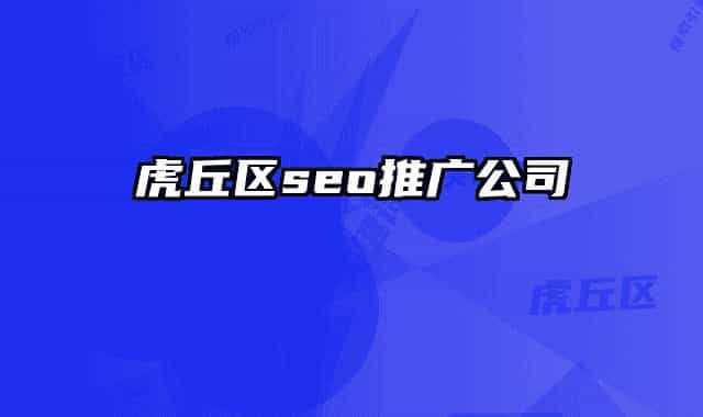 虎丘区seo推广公司