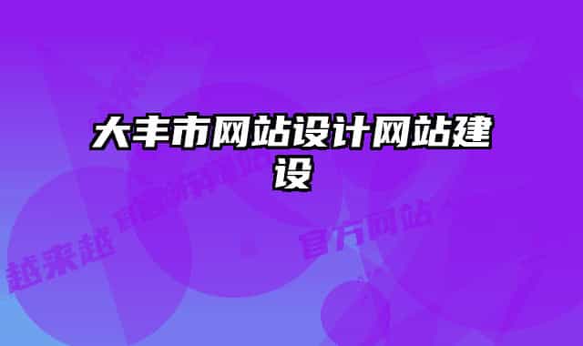 大丰市网站设计网站建设