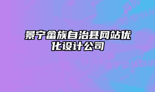 景宁畲族自治县网站优化设计公司