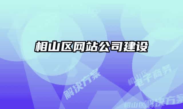相山区网站公司建设