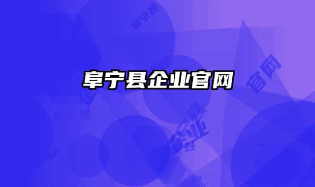 阜宁县企业官网