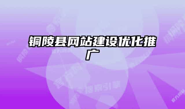 铜陵县网站建设优化推广