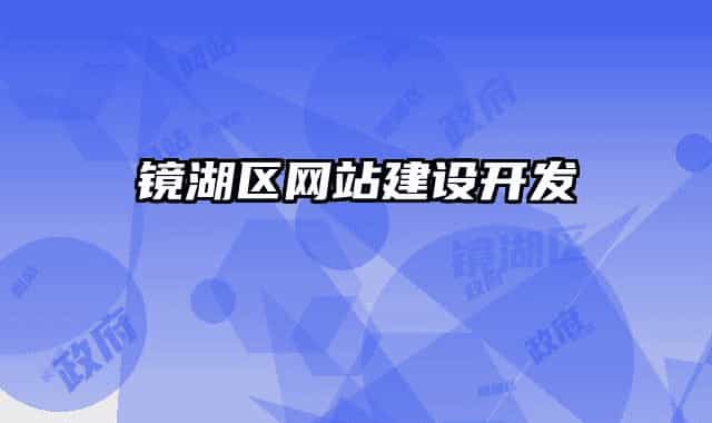 镜湖区网站建设开发