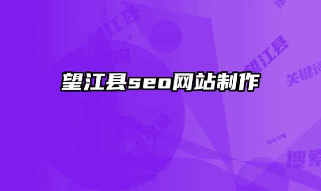 望江县seo网站制作