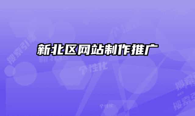 新北区网站制作推广
